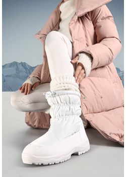 Białe Śniegowce Pikowane Lynnhurst ze sklepu born2be.pl w kategorii Śniegowce damskie - zdjęcie 176471521
