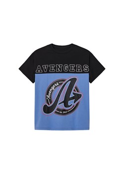 T-shirt dziecięcy bawełniany z postaciami z kreskówek (134-140, Wzór Avengers/czarny/niebieski) ze sklepu LIDL Sklep w kategorii T-shirty chłopięce - zdjęcie 176533782