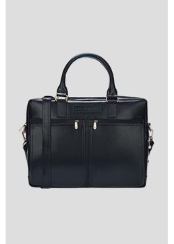 Torba Czarna Skórzana na Laptopa Emerson ze sklepu Lancerto S.A. w kategorii Torby męskie - zdjęcie 176539180