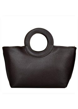Borse in pelle skórzana torebka włoska brąz czekolada ze sklepu melon.pl w kategorii Torby Shopper bag - zdjęcie 176543381