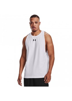 Męski top treningowy Under Armour UA Zone Tank - biały ze sklepu Sportstylestory.com w kategorii T-shirty męskie - zdjęcie 176551581