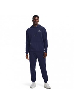 Męskie spodnie dresowe Under Armour UA Icon Fleece Jogger - granatowe ze sklepu Sportstylestory.com w kategorii Spodnie męskie - zdjęcie 176551651