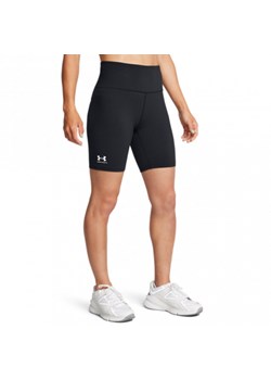 Damskie kolarki basic Under Armour Campus 7in Short - czarne ze sklepu Sportstylestory.com w kategorii Szorty - zdjęcie 176552530