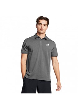 Męska koszulka polo Under Armour UA Icon Polo - szara ze sklepu Sportstylestory.com w kategorii T-shirty męskie - zdjęcie 176552551