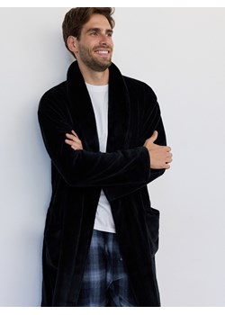 Reserved - Szlafrok z paskiem - czarny ze sklepu Reserved w kategorii Szlafroki męskie - zdjęcie 176566290