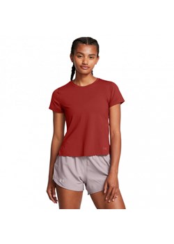 Damska koszulka do biegania Under Armour UA Launch Elite Shortsleeve - czerwona ze sklepu Sportstylestory.com w kategorii Bluzki damskie - zdjęcie 176570601