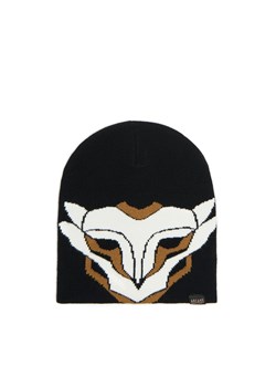 Cropp - Czapka beanie z nadrukiem Arcane - czarny ze sklepu Cropp w kategorii Czapki zimowe męskie - zdjęcie 176574822