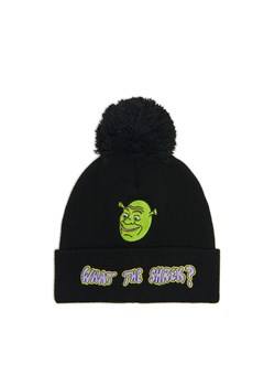 Cropp - Czarna czapka beanie Shrek - czarny ze sklepu Cropp w kategorii Czapki zimowe męskie - zdjęcie 176575010