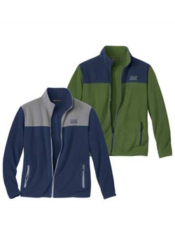 Zestaw 2 rozpinanych, polarowych bluz Aspen ze sklepu Atlas For Men w kategorii Bluzy męskie - zdjęcie 176581513