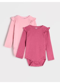Sinsay - Body 2 pack - różowy ze sklepu Sinsay w kategorii Body niemowlęce - zdjęcie 176593762