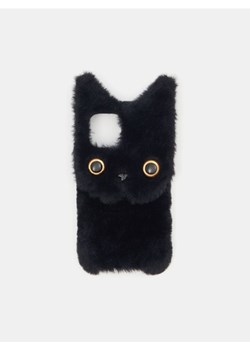 Sinsay - Etui na iPhone 15 czarny kot - czarny ze sklepu Sinsay w kategorii Etui - zdjęcie 176593894