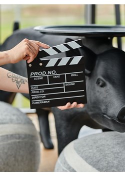 Sinsay - Dekoracja w kształcie klapsu filmowego - czarny ze sklepu Sinsay w kategorii Dekoracje - zdjęcie 176594690