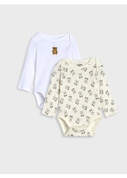 Sinsay - Body 2 pack - biały ze sklepu Sinsay w kategorii Body niemowlęce - zdjęcie 176594774