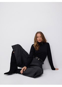 Reserved - Spódnico-spodnie z zakładkami - szary ze sklepu Reserved w kategorii Spodnie damskie - zdjęcie 176597324