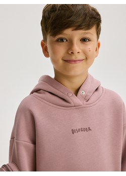 Reserved - Bluza z kapturem - brudny róż ze sklepu Reserved w kategorii Bluzy dziewczęce - zdjęcie 176597473