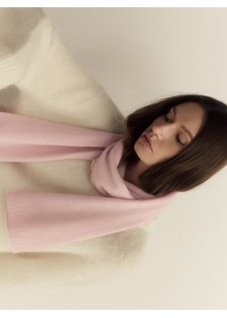 Reserved - Wełniany szal z kaszmirem - pastelowy róż ze sklepu Reserved w kategorii Szaliki i chusty damskie - zdjęcie 176597904