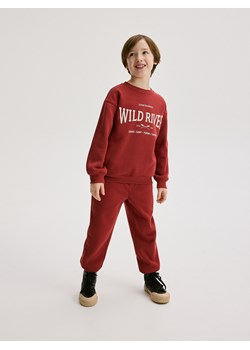 Reserved - Dresowe spodnie jogger - intenstywna czerwień ze sklepu Reserved w kategorii Spodnie chłopięce - zdjęcie 176600612