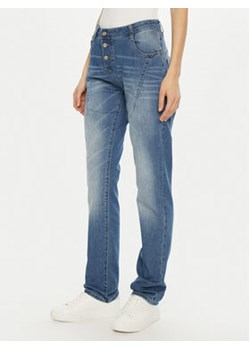 Please Jeansy P0VVBQ2W6E Niebieski Cropped Fit ze sklepu MODIVO w kategorii Jeansy damskie - zdjęcie 176611614