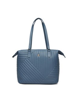 Tommy Hilfiger Torebka Poppy Reform Tote Qu AW0AW17013 Niebieski ze sklepu MODIVO w kategorii Torebki damskie - zdjęcie 176613074