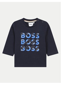 Boss Bluzka J51291 M Granatowy Regular Fit ze sklepu MODIVO w kategorii Bluzy i swetry - zdjęcie 176614071