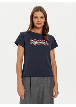 Pepe Jeans T-Shirt Ginny PL505945 Granatowy Regular Fit ze sklepu MODIVO w kategorii Bluzki damskie - zdjęcie 176616721