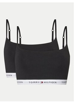 Tommy Hilfiger Komplet 2 biustonoszy topów UW0UW05528 Czarny ze sklepu MODIVO w kategorii Biustonosze - zdjęcie 176617893