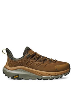 Hoka Trekkingi Kaha 2 Low GTX GORE-TEX 1123190 Brązowy ze sklepu MODIVO w kategorii Buty trekkingowe męskie - zdjęcie 176618534