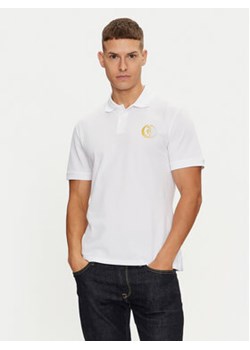 Just Cavalli Polo 76OAGG19 Biały Regular Fit ze sklepu MODIVO w kategorii T-shirty męskie - zdjęcie 176621432