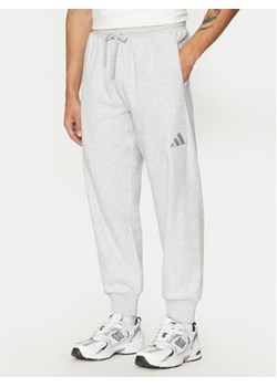 adidas Spodnie dresowe Elevated ALL SZN Terry Loop IY6582 Szary Loose Fit ze sklepu MODIVO w kategorii Spodnie męskie - zdjęcie 176632962