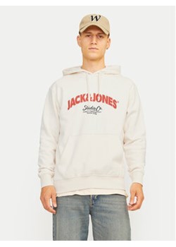Jack&Jones Bluza Bronx 12262919 Écru Regular Fit ze sklepu MODIVO w kategorii Bluzy męskie - zdjęcie 176634181