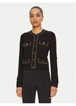 Elisabetta Franchi Kardigan MK63B46E2 110 Czarny Slim Fit ze sklepu MODIVO w kategorii Swetry damskie - zdjęcie 176637641