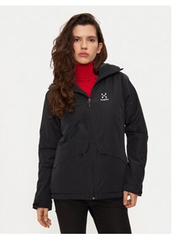 Haglöfs Kurtka outdoor Husk 607847 Czarny Standard Fit ze sklepu MODIVO w kategorii Kurtki damskie - zdjęcie 176643873