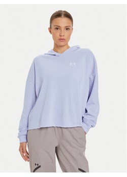 Under Armour Bluza Ua Rival 1382736 Fioletowy Loose Fit ze sklepu MODIVO w kategorii Bluzy damskie - zdjęcie 176646013