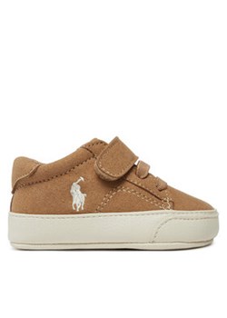 Polo Ralph Lauren Sneakersy Theron V Ps Layette RL00992270 Brązowy ze sklepu MODIVO w kategorii Buty sportowe dziecięce - zdjęcie 176646394