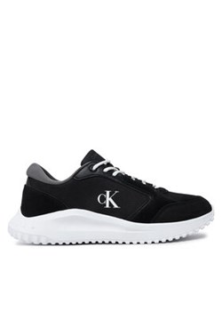 Calvin Klein Jeans Sneakersy Eva Runner Low Mg Wmm YM0YM01145 Czarny ze sklepu MODIVO w kategorii Buty sportowe męskie - zdjęcie 176656363