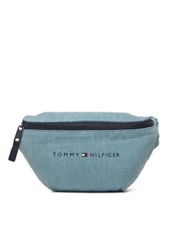 Tommy Hilfiger Saszetka nerka Th Essential Denim Bumbag AU0AU01976 Niebieski ze sklepu MODIVO w kategorii Saszetki - zdjęcie 176660274