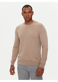 Sisley Sweter 10F2S1C78 Beżowy Slim Fit ze sklepu MODIVO w kategorii Swetry męskie - zdjęcie 176663792