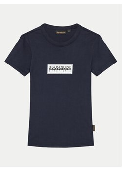 Napapijri T-Shirt Chamois NP0A4HYL M Granatowy Regular Fit ze sklepu MODIVO w kategorii T-shirty chłopięce - zdjęcie 176667941