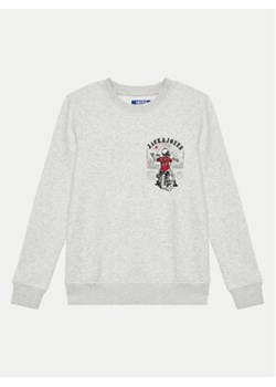 Jack&Jones Junior Bluza Skull Rock 12259869 Szary Standard Fit ze sklepu MODIVO w kategorii Bluzy chłopięce - zdjęcie 176669423