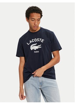 Lacoste T-Shirt TH2733 Granatowy Classic Fit ze sklepu MODIVO w kategorii T-shirty męskie - zdjęcie 176669674