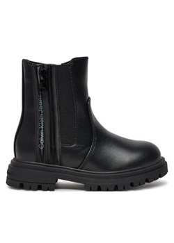 Calvin Klein Jeans Botki Chelsea Boot V3A5-81019-1355 M Czarny ze sklepu MODIVO w kategorii Buty zimowe dziecięce - zdjęcie 176672980