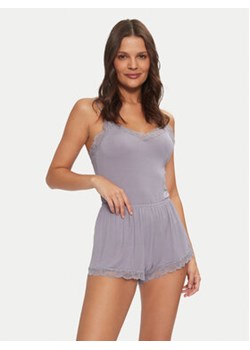 Hunkemöller Piżama 206601 Szary Regular Fit ze sklepu MODIVO w kategorii Piżamy damskie - zdjęcie 176692091