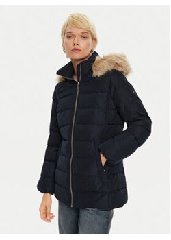 Tommy Hilfiger Kurtka puchowa WW0WW43600 Granatowy Regular Fit ze sklepu MODIVO w kategorii Kurtki damskie - zdjęcie 176693714