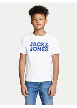 Jack&Jones Junior T-Shirt 12152730 Biały Regular Fit ze sklepu MODIVO w kategorii T-shirty chłopięce - zdjęcie 176696962