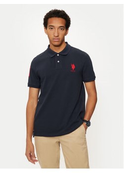 U.S. Polo Assn. Polo MUP3313 Granatowy Regular Fit ze sklepu MODIVO w kategorii T-shirty męskie - zdjęcie 176699154