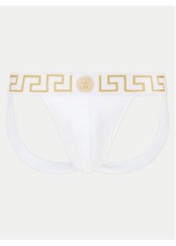 Versace Slipy Jock Strap AUU01017 1A10011 Biały ze sklepu MODIVO w kategorii Majtki męskie - zdjęcie 176699743