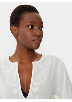 LAUREN RALPH LAUREN Tunika 20412087 Biały Regular Fit ze sklepu MODIVO w kategorii Odzież plażowa - zdjęcie 176703152