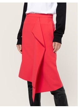 Hugo Spódnica midi Ribina 50432558 Czerwony Regular Fit ze sklepu MODIVO w kategorii Spódnice - zdjęcie 176718714