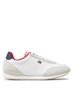 Tommy Hilfiger Sneakersy Flag Heritage Runner FW0FW08077 Biały ze sklepu MODIVO w kategorii Buty sportowe damskie - zdjęcie 176722532