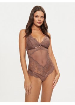 Hunkemöller Body Arabella 300177 Brązowy ze sklepu MODIVO w kategorii Body damskie - zdjęcie 176731442